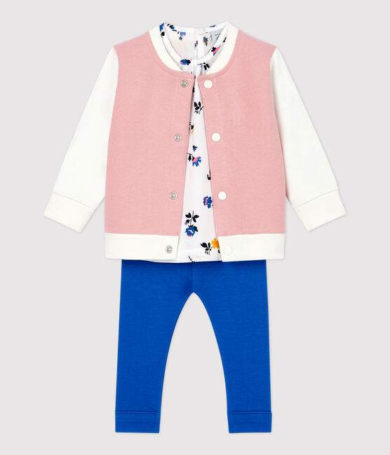 Conjunto de tres prendas de bebé. variante 1